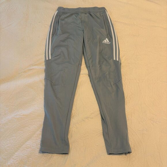 adidas Pants - Adidas size Medium Light Dusty Blue Athletic Athleisure Soccer Sweatpant Joggers